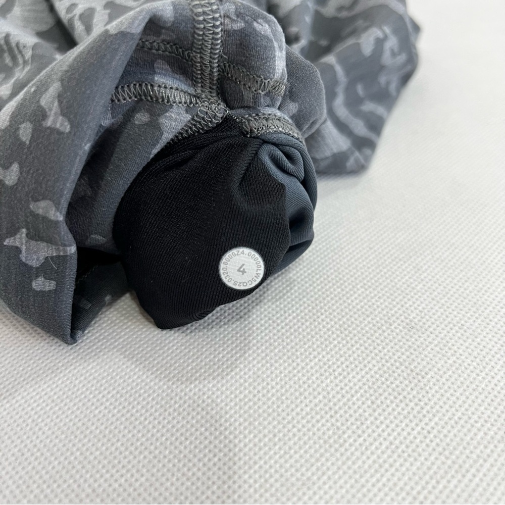 Lululemon Wunder Train High-Rise Tight 25" Heathered Black Asphalt Grey Size 4 - Picture 5 of 10